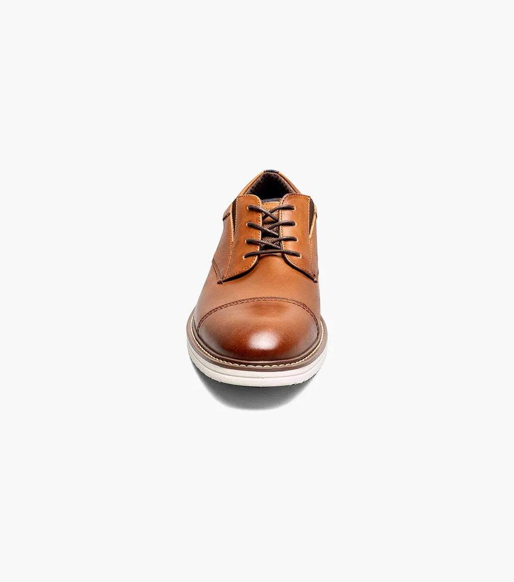 Nunn Bush Griff Cap Toe Oxford Shoes Cognac Multi 85176-229