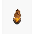 Stacy Adams Tristano Modified Bike Toe Oxford Shoes Tan Multi 25694-238
