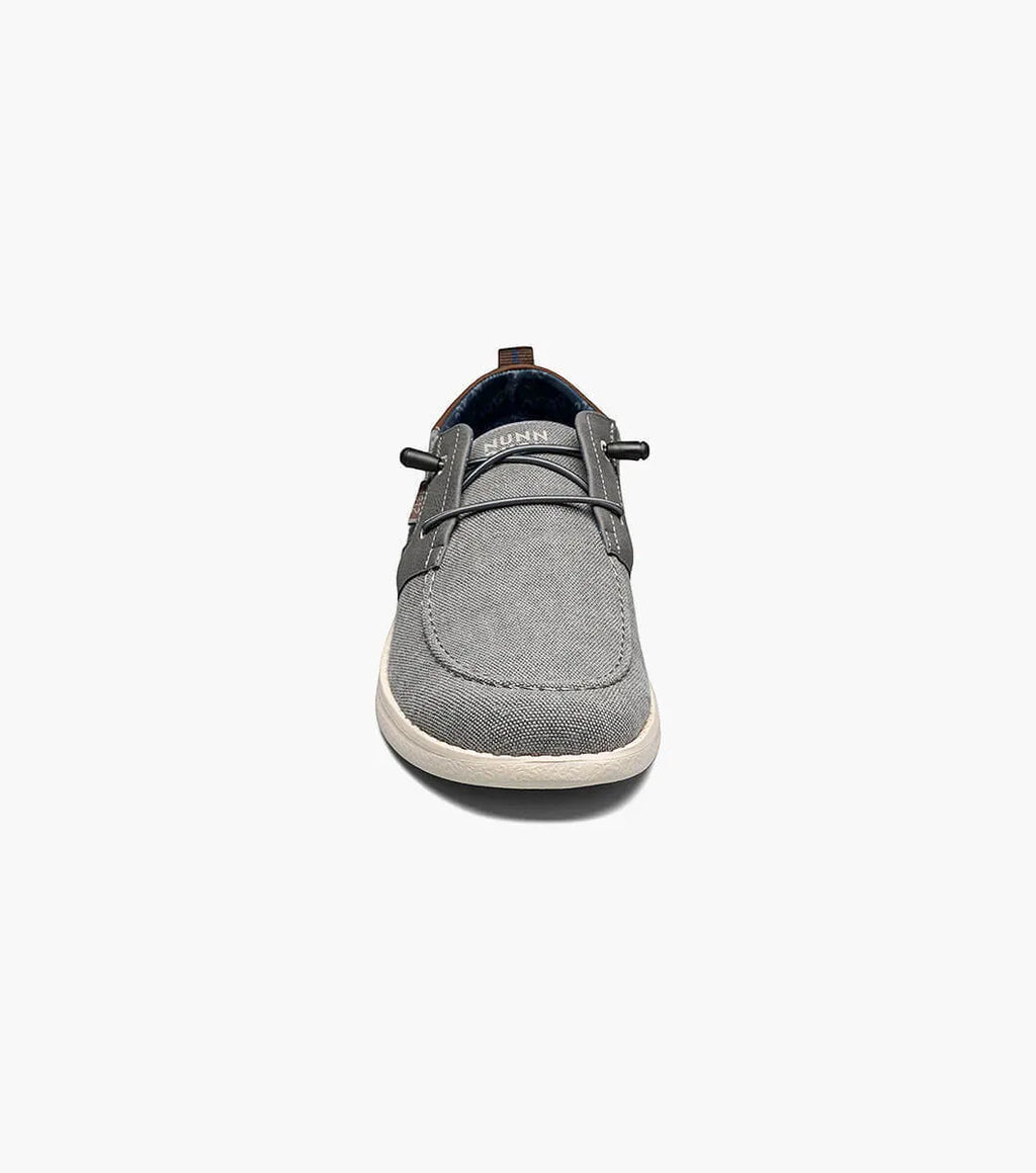 Nunn Bush Brewski Moc Toe Slip On Walking Shoes Gray 84902-020