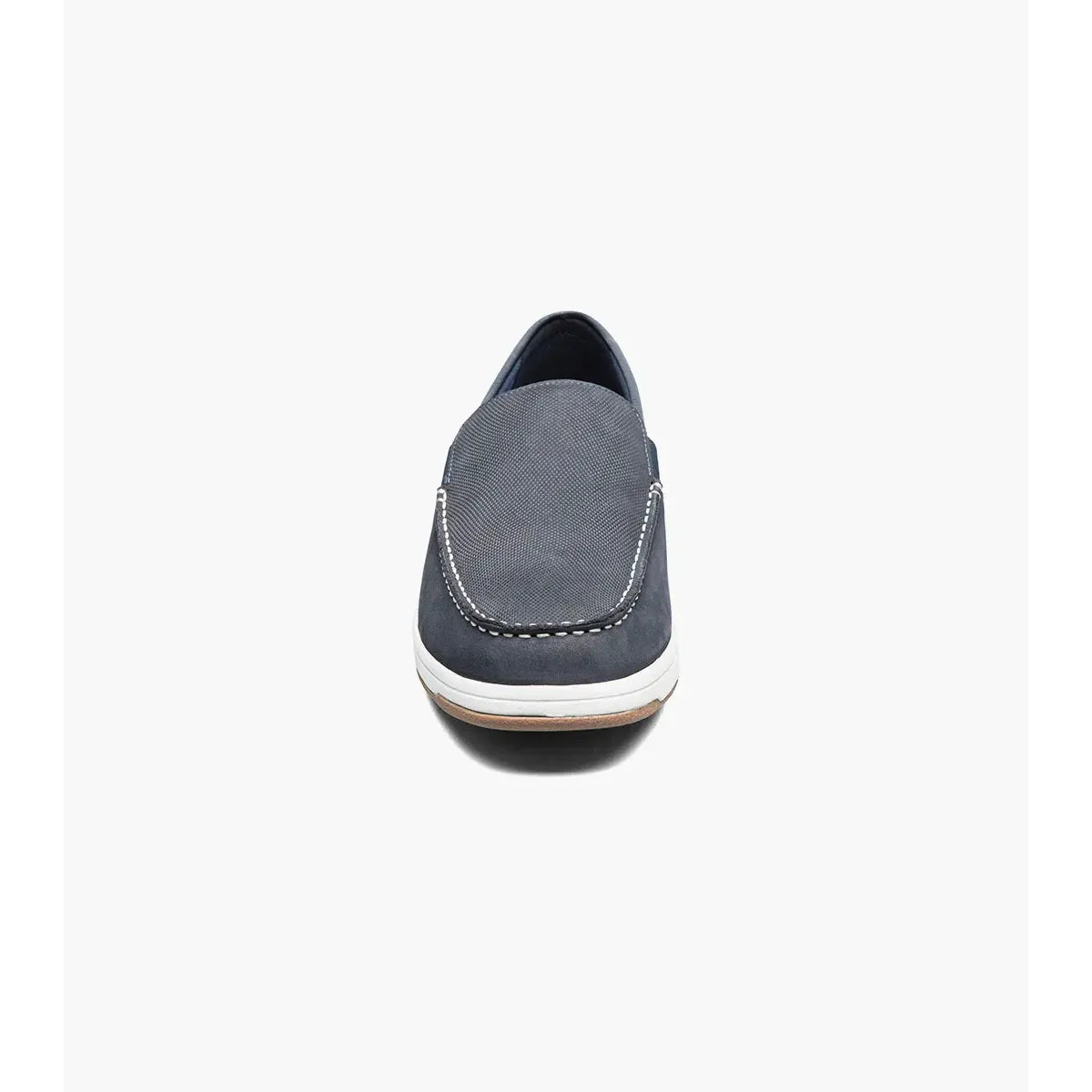 Nunn Bush Luca Moc Toe Venetian Slip On Shoes Leather Navy Multi 85173-492