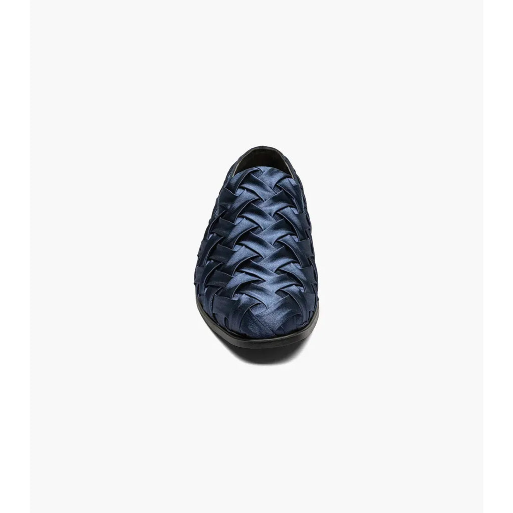 Stacy Adams Savoir Satin Textile Upper Shoes 25611-410 Navy