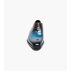 Stacy Adams Shaffer Plain Toe Oxford Shoes Calf Leather Navy Multi 25763-492