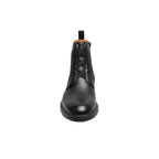 Stacy Adams Thompson Plain Toe Elastic Lace Boot Black 25730-001