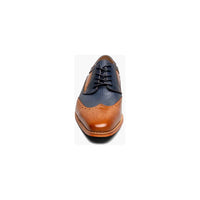 Stacy Adams Ivingale Wingtip Oxford Dress Shoes Leather Tan Multi 25684-238