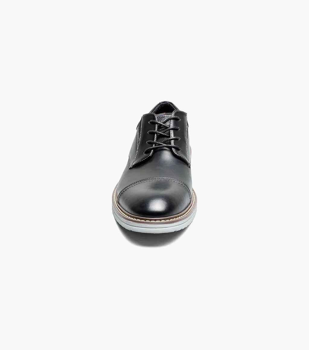 Nunn Bush Griff Cap Toe Oxford Shoes Black 85176-009