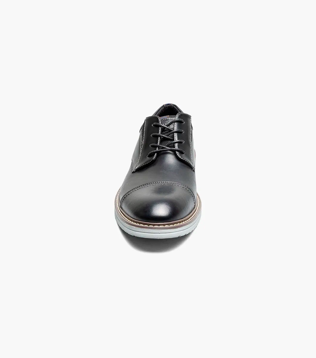 Nunn Bush Griff Cap Toe Oxford Shoes Black 85176-009