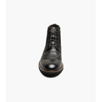 Nunn Bush Odell II Wingtip Boot Lightweight Black Tumbled 85089-007