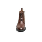 Stacy Adams Thompson Plain Toe Elastic Lace Boot Brown 25730-200