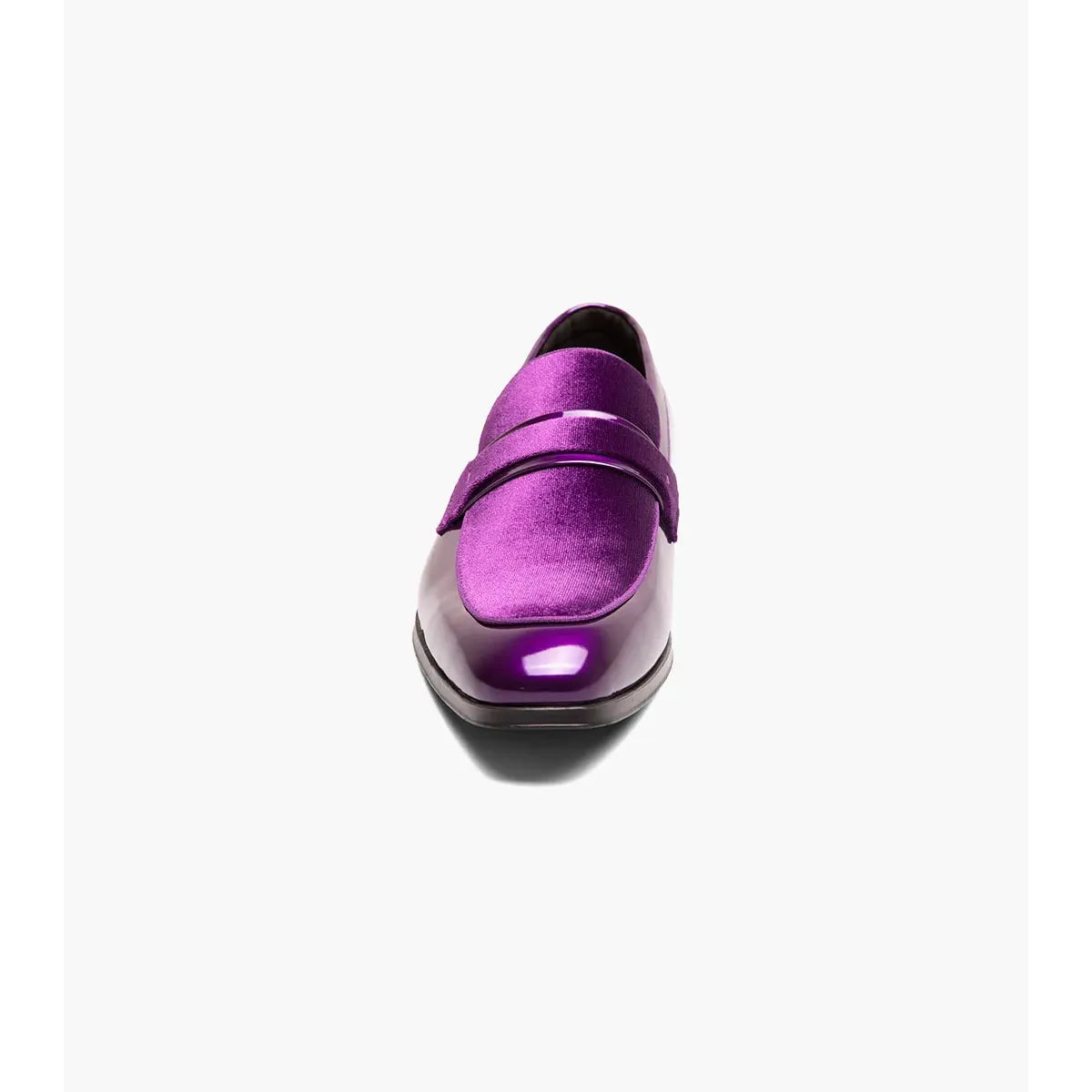 Stacy Adams Spratley Moc Toe Saddle Slip On Dress Shoes Purple 25686-542