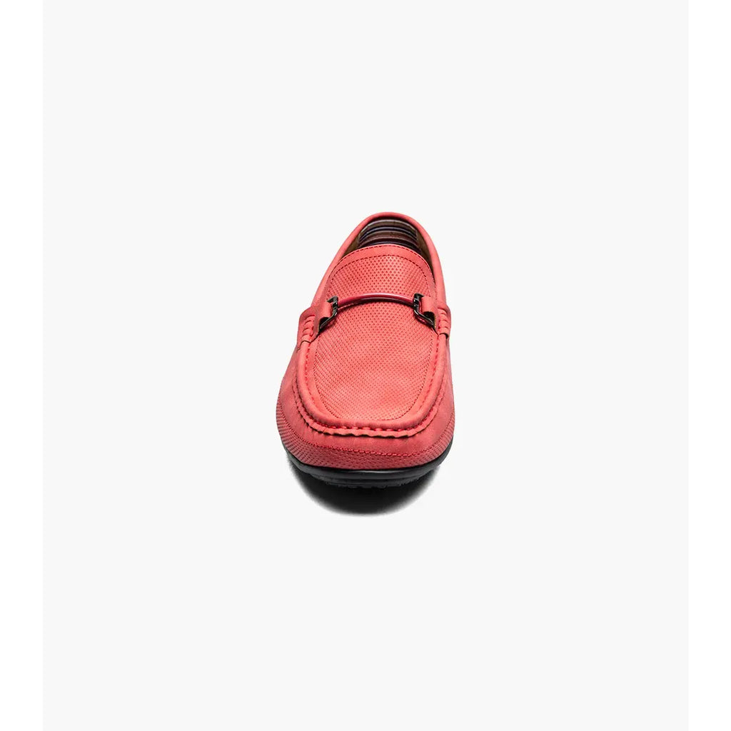 Stacy Adams Colton Moc Toe Bit Slip On Shoes Red 25760-600
