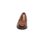 Nunn Bush Odin II Moc Toe Penny Loafer Shoes Cognac 85154-221