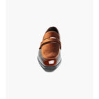 Stacy Adams Spratley Moc Toe Saddle Slip On Dress Shoes Brown 25686-200