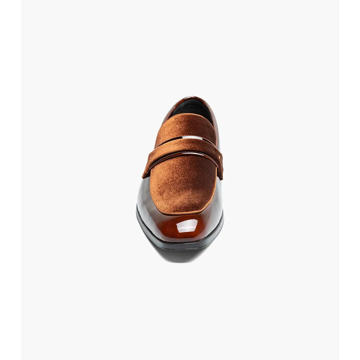 Stacy Adams Spratley Moc Toe Saddle Slip On Dress Shoes Brown 25686-200