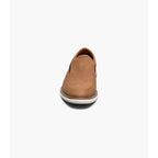 Nunn Bush Chase Casual Moc Toe Slip-On Walking Shoes Cognac Multi 85106-229