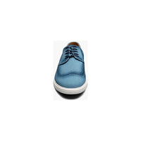 Stacy Adams Trudell Wingtip Lace Up Walking Shoes Light Blue  25691-459