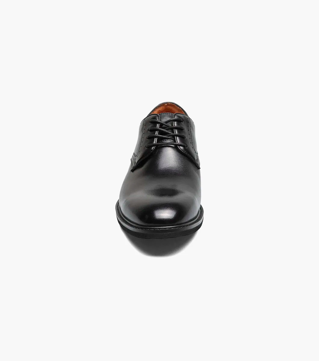Stacy Adams Benson Plain Toe Oxford Shoes Leather Black 25751-001
