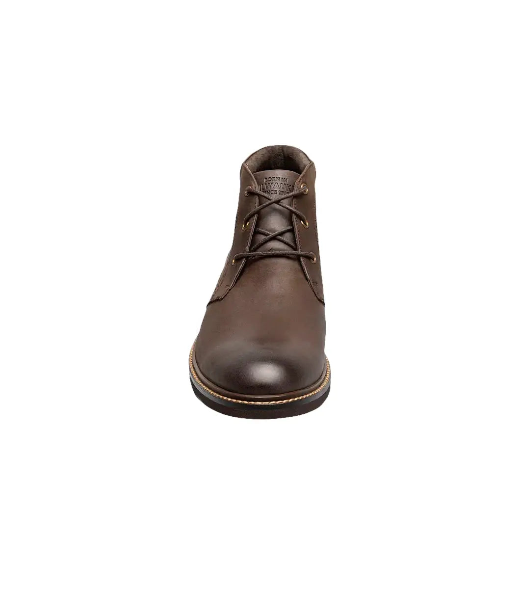 Nunn Bush Ozark II Plain Toe Chukka Boot Leather Brown CH Leather 85090-215