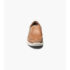 Nunn Bush Conway Moc Toe Slip On Walking Shoes Dark Tan 84846-240