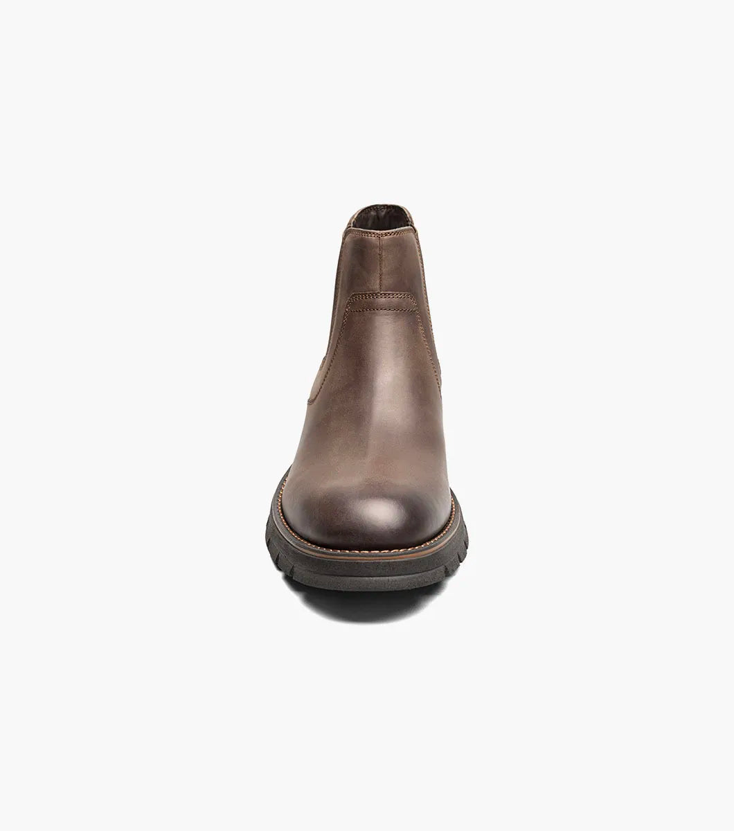 Nunn Bush Briggs Plain Toe Chelsea Boot Brown CH 85178-215