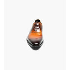 Stacy Adams Shaffer Plain Toe Oxford Shoes Calf Leather Cognac Multi 25763-229