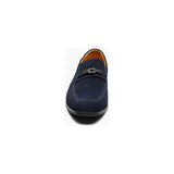 Stacy Adams Ravelle Moc Toe Bit Slip On Shoes Navy Suede 25680-415