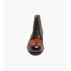 Stacy Adams Madison Cap Toe Lace Up Boot Tone On Tone Cognac 00110-221