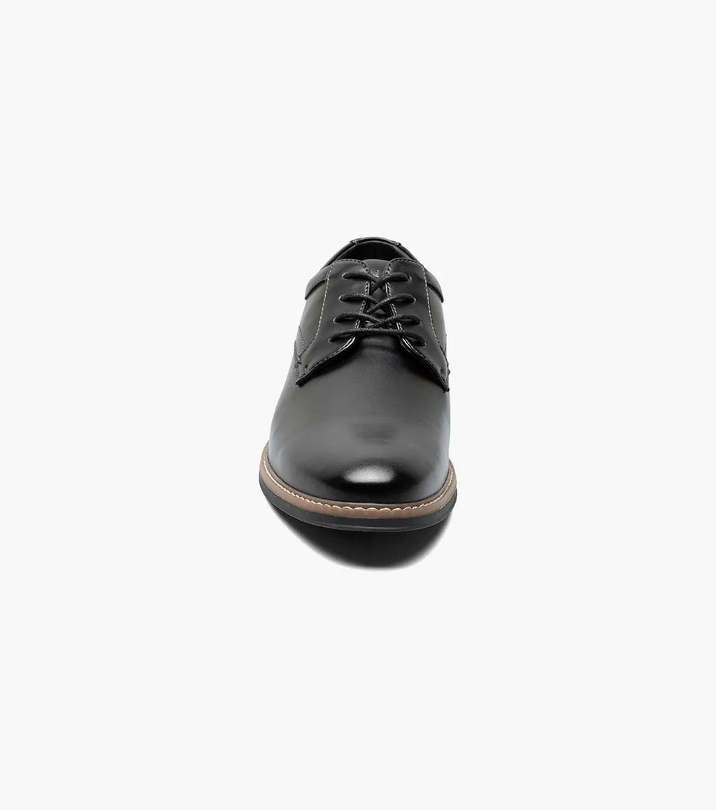 Nunn Bush Carmelo Plain Toe Oxford Walking Shoes Black 81509-001