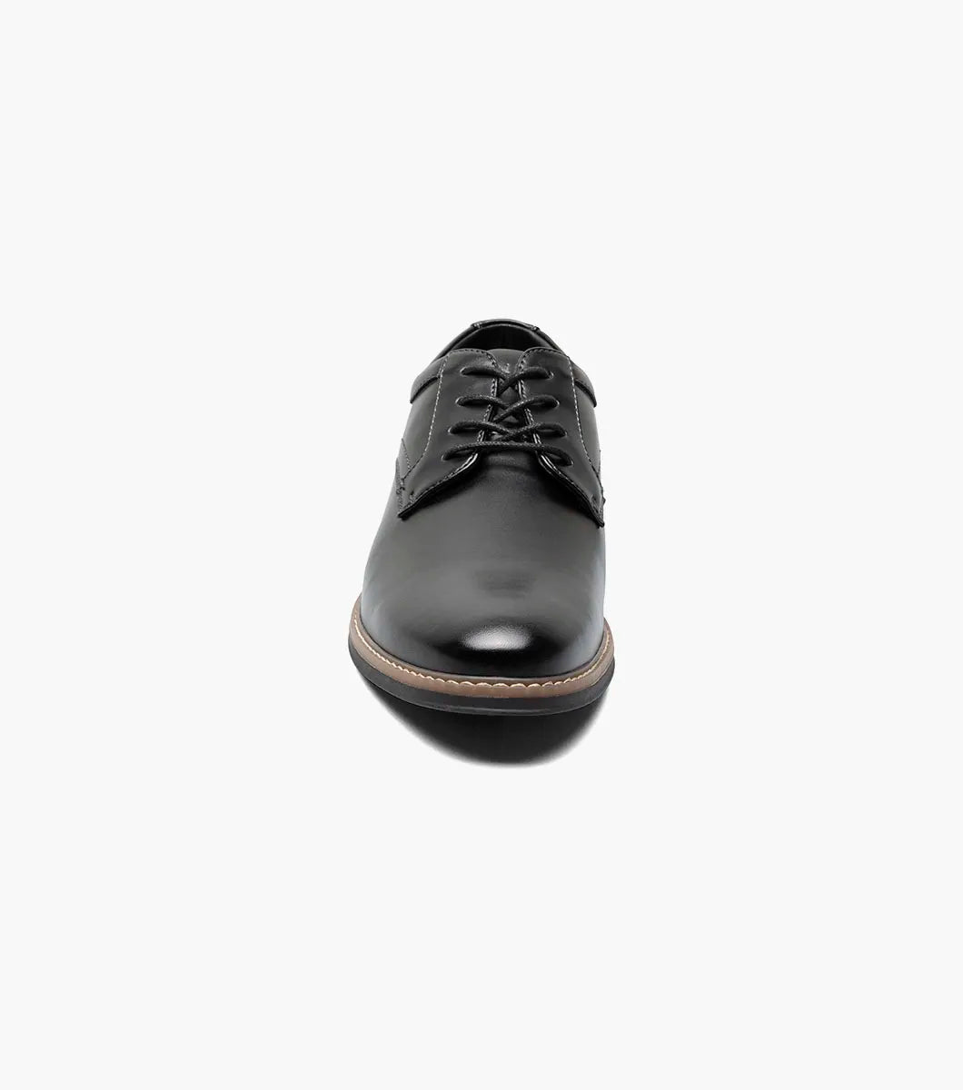 Nunn Bush Carmelo Plain Toe Oxford Walking Shoes Black 81509-001