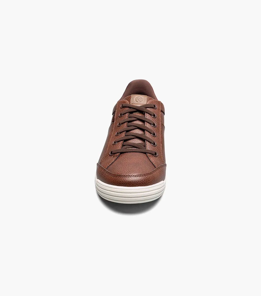 Nunn Bush KORE City Walk EZ Lace To Toe Oxford Sneaker Brandy Multi 85152-230