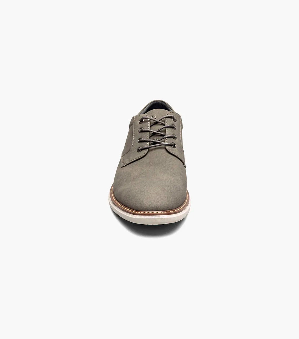 Nunn Bush Chase Casual Plain Toe Oxford Shoes Athletic Sole Gray 85093-020
