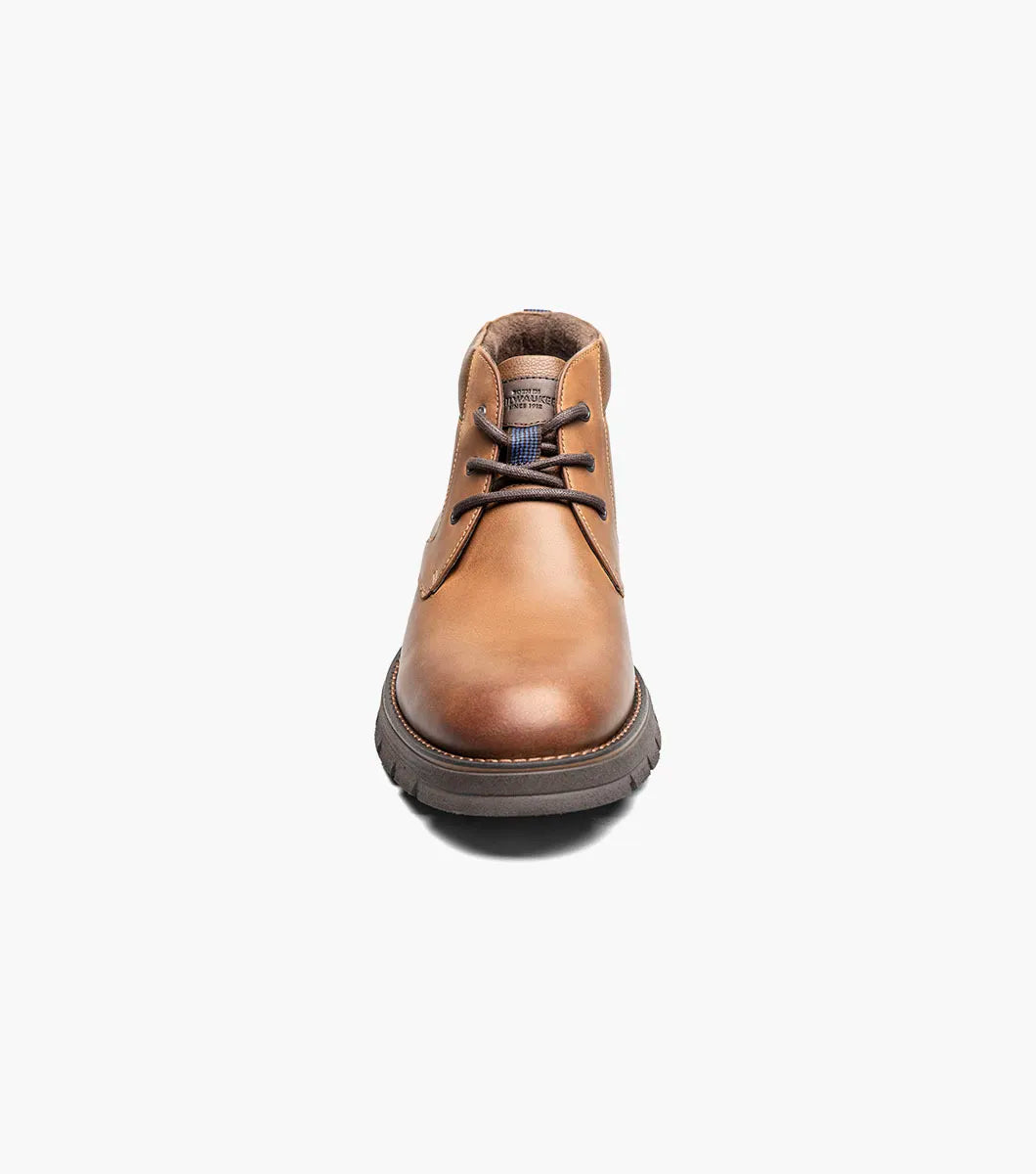 Nunn Bush Briggs Plain Toe Chukka Boot Tan Crazy Horse 85177-239