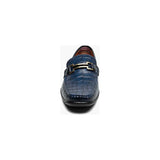 Stacy Adams Embrey Moc Toe Bit Slip-On Dress Shoes Navy 25703-410