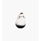 Stacy Adams Richmont Moc Toe Bit Slip On Shoes White Tumbled 21567-117