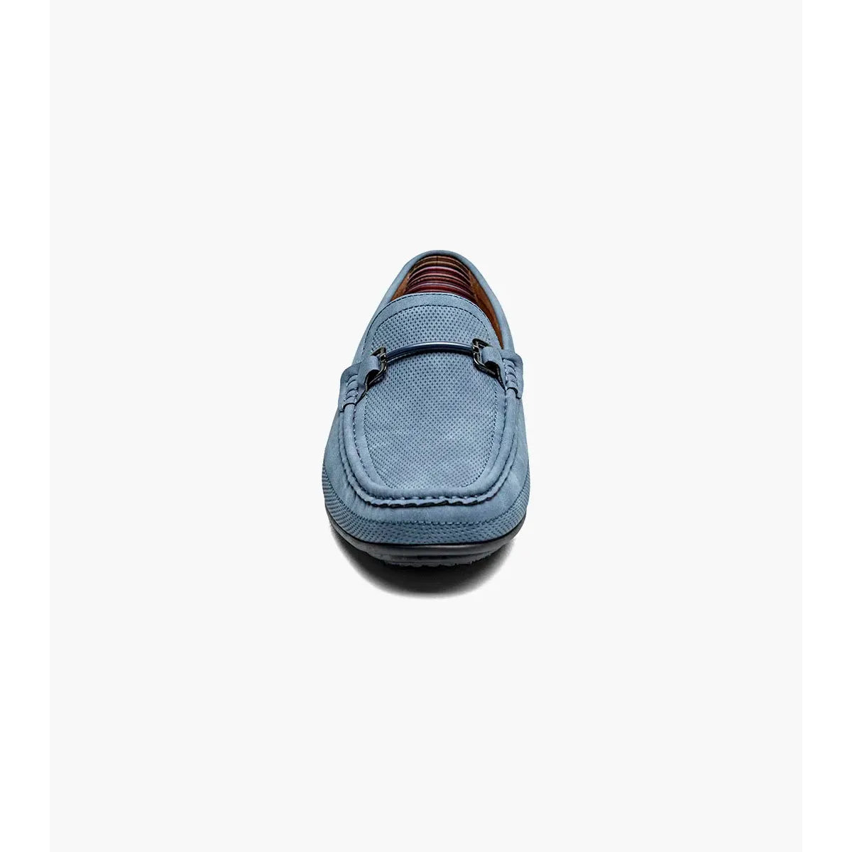Stacy Adams Colton Moc Toe Bit Slip On Shoes Navy 25760-410