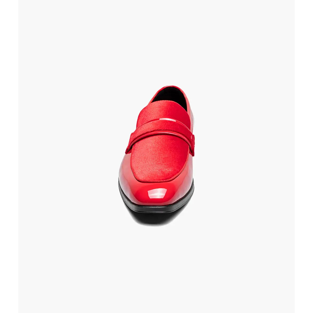 Stacy Adams Spratley Moc Toe Saddle Slip On Dress Shoes Red 25686-600