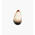 Stacy Adams Ridgely Moc Toe Slip On Casual Shoes Natural 25758-280