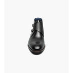 Stacy Adams Kaius Plain Toe Double Monk Strap Boot Black 25733-001