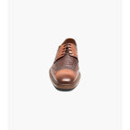 Stacy Adams Gambetta Modified Cap Toe Oxford Leather Shoes Cognac  25780-221