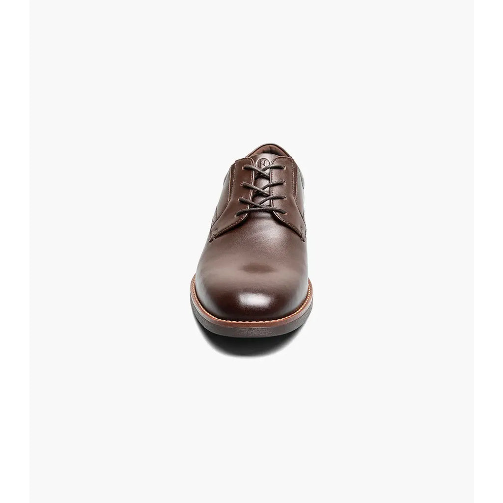 Nunn Bush Fitz Flex Plain Toe Oxford Brown 85181-200
