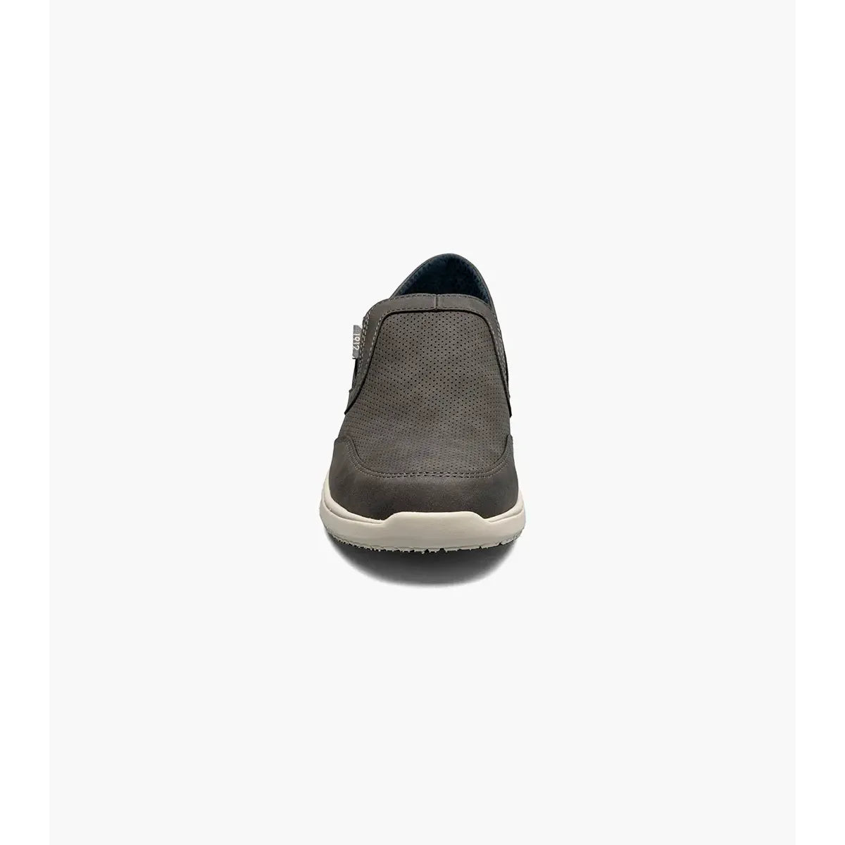 Nunn Bush Conway EZ Moc Toe Slip On Casual Shoes Charcoal 85062-013