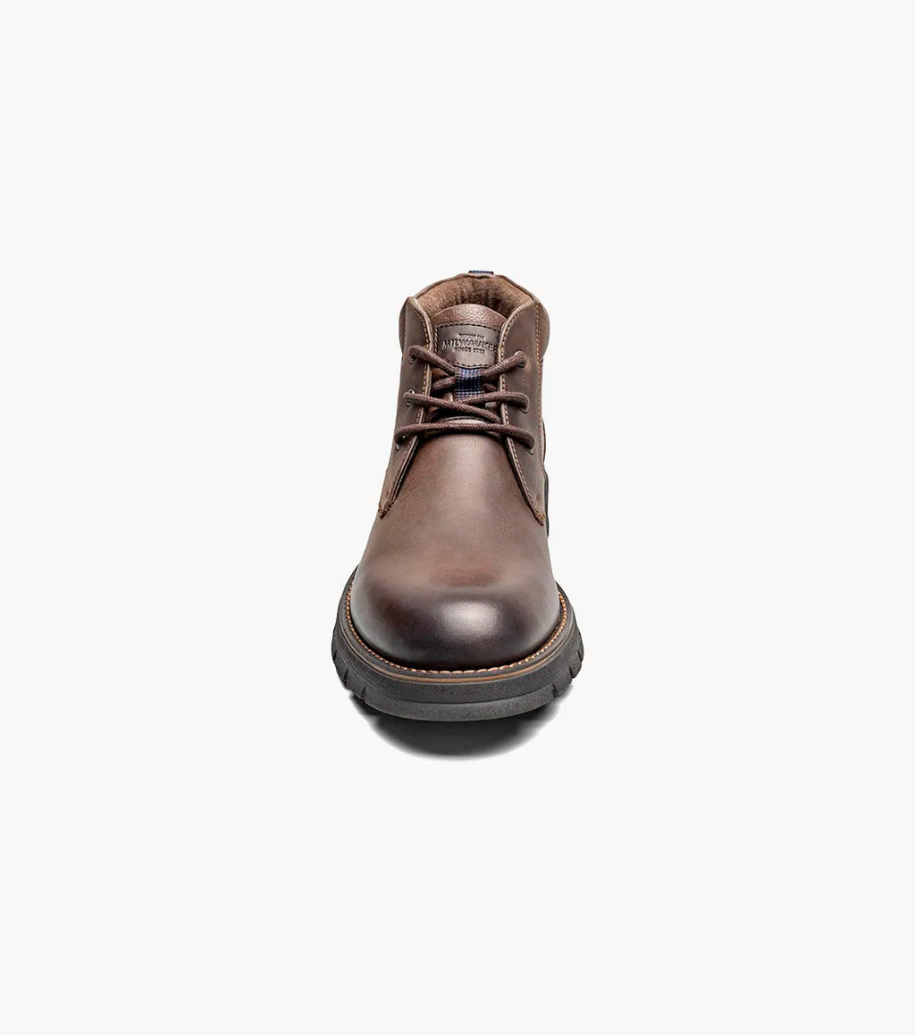 Nunn Bush Briggs Plain Toe Chukka Boot Brown CH 85177-215