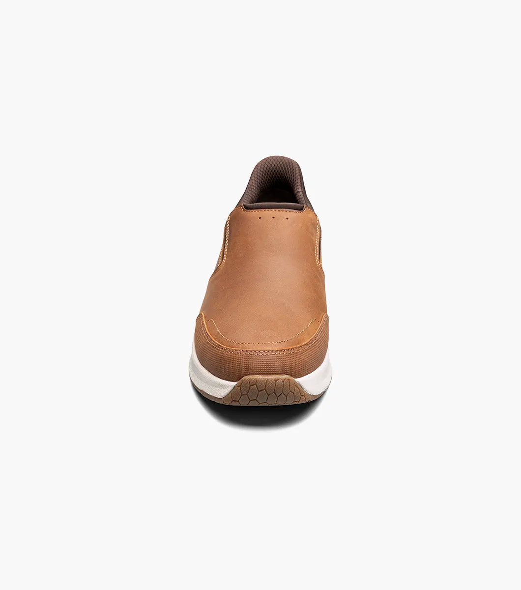 Nunn Bush KORE Taz EZ Hands-Free Moc Toe Slip-On Tan Multi 85192-238