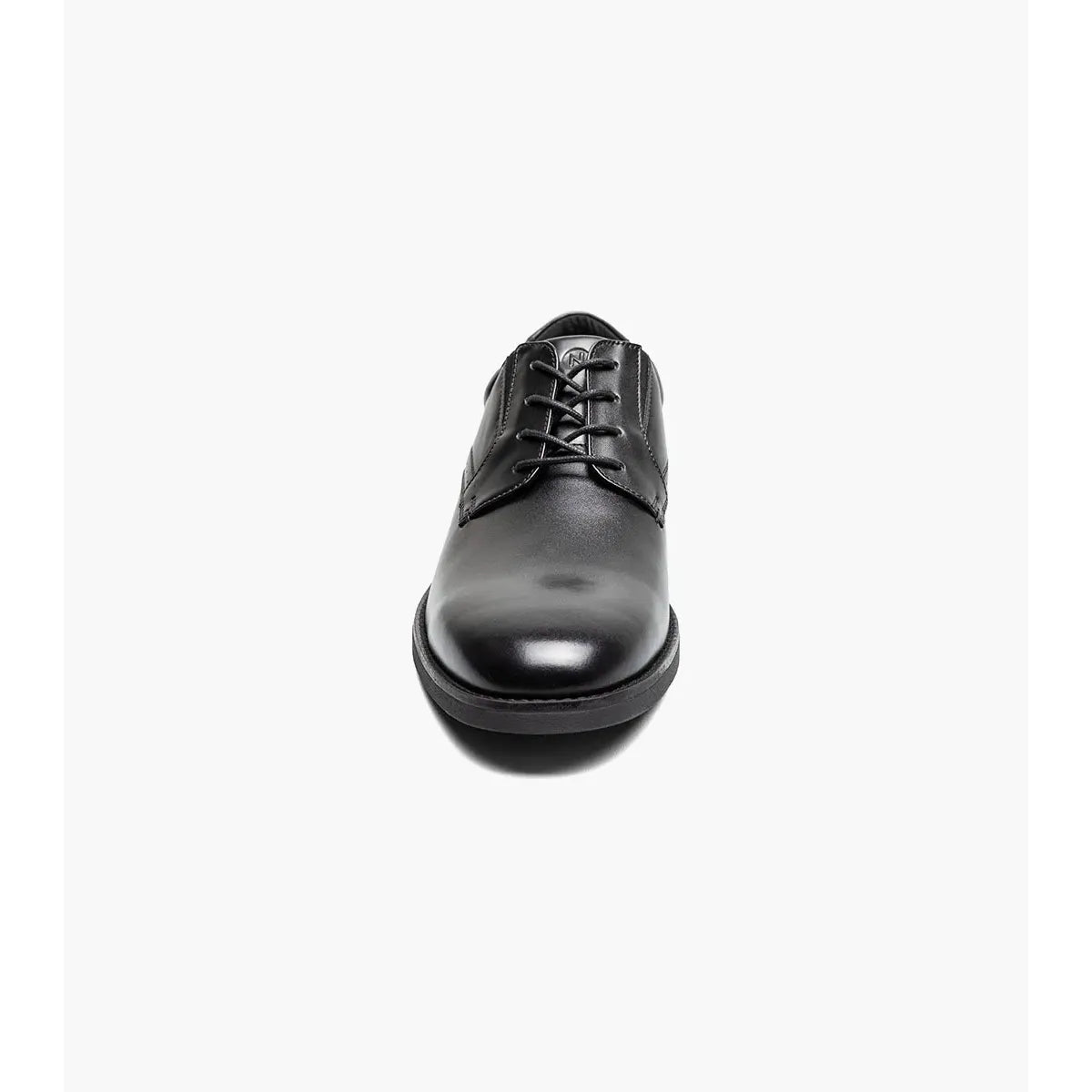 Nunn Bush Fitz Flex Plain Toe Oxford 85181-005 Black Smooth
