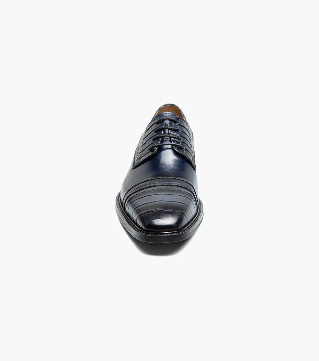 Stacy Adams Martino Cap Toe Oxford Leather Blue 25833-400