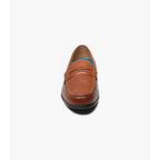 Nunn Bush Drexel Moc Toe Penny Loafer Dress Shoes Cognac 84744-221