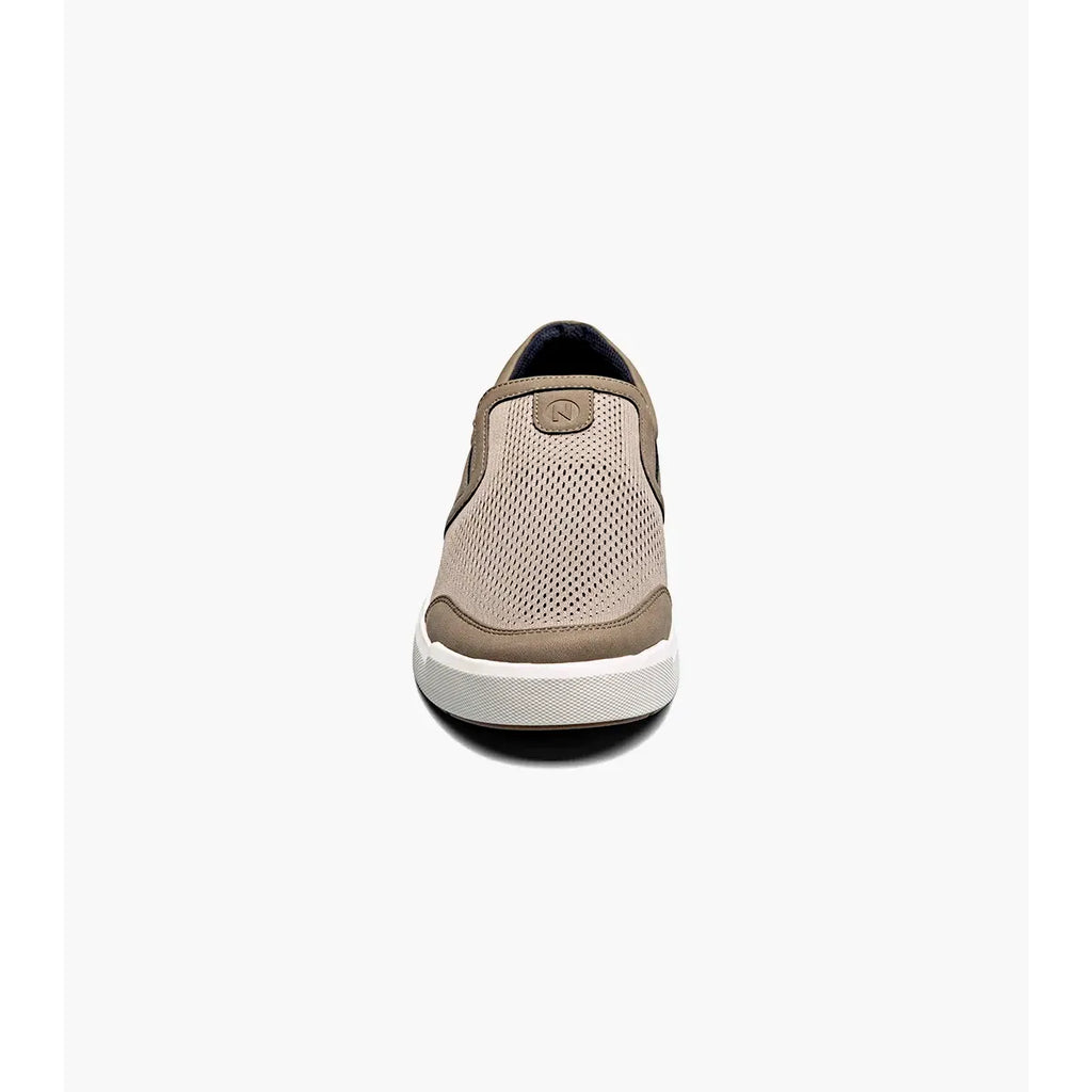 Nunn Bush KORE City Rally Mesh Moc Toe Slip On Walking Shoes Cargo 85159-304
