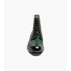 Stacy Adams Madison Cap Toe Lace Up Boot Tone On Tone Green 00110-300