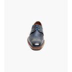 Stacy Adams Gambetta Modified Cap Toe Oxford Leather Shoes Navy 25780-410