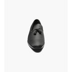 Stacy Adams Tazewell Plain Toe Tassel Tuxedo Shoes Slip On Black 25343-001