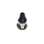 Stacy Adams Tristano Modified Bike Toe Oxford Shoes Dark Blue Multi 25694-469